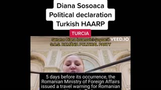 Romanian Senator Warns Romania About The New World Order & HAARP - 2/12/13