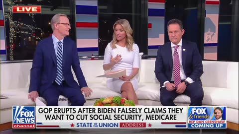 WATCH: Steve Doocy and Brian Kilmeade Spar Over Republican Heckling of Biden’s State of the Union