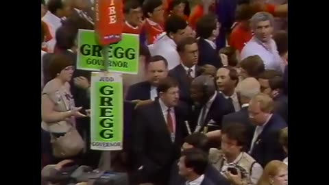 August 18, 1988 - Clip of CBS Coverage of Republican National Convention