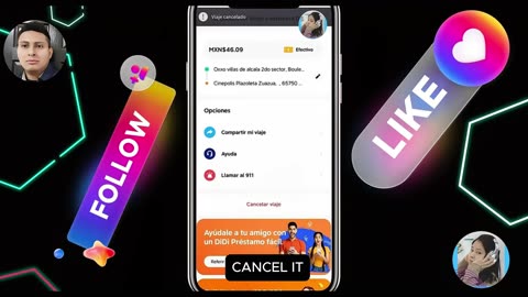 CANCELA UN VIAJE EN DIDI SIN QUE TE AFECTE LA CANCELACION