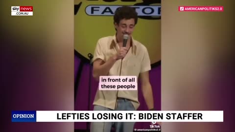Comedian Trashes Audience Member For Working For Biden