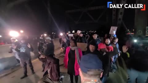 BLM rioters are taking over interstate 55 in Memphis. Holding up people who are actually working.