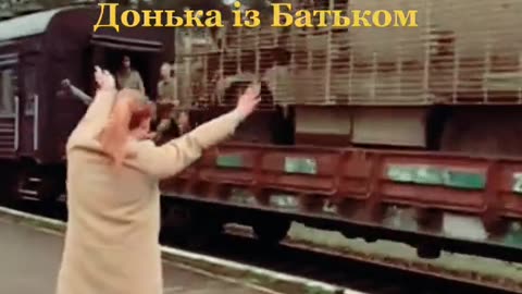 Woman is Overcome with Emotion While Watching Military Aid Entering Ukraine