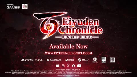 Eiyuden Chronicle_ Hundred Heroes - Official Accolades Trailer
