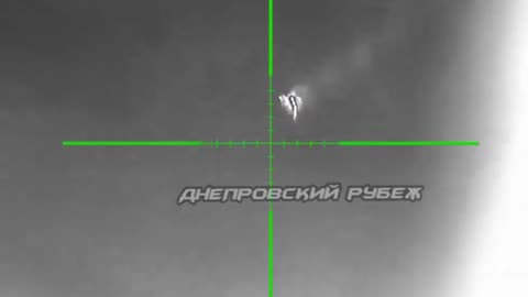 A Russian sniper shoots down a Ukrainian drone “Baba Yaga” with a successful shot on the fly.