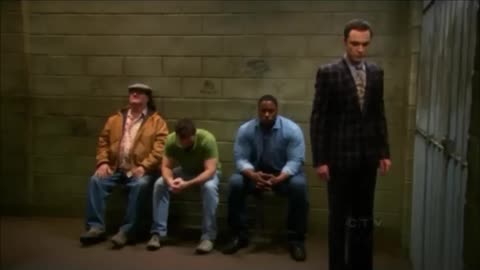 Sheldon In Jail "That's My Spot" - The Big Bang Theory
