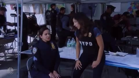 Rosa Calms Down A Paranoid Amy | Brooklyn 99 Season 7 Episode 1