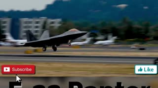 F-22 Raptor Takeoff