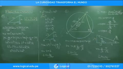 ANUAL LOGICAL UNI 2021 | SEMANA 04 | TRIGONOMETRÍA