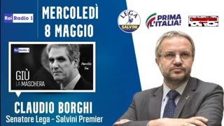 🔴 Sen. Claudio Borghi ospite nella trasmissione "Giù la Maschera" di Marcello Foa su Radio1: l'OMS.