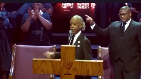 Race Pimp Al Sharpton is promoting his book and Tv show at Tyre Nichols Funeral