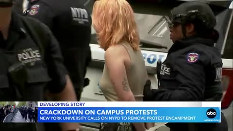 The latest on campus protests crackdowns