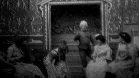 Sampson & Schley Controversy Tea Party (1901 Original Black & White Film)