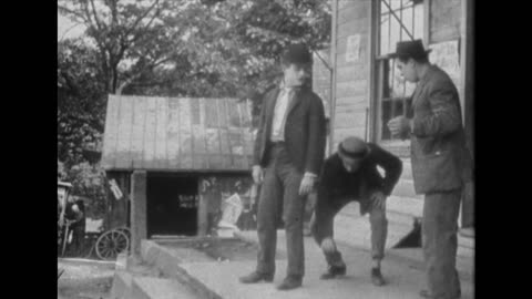 Muggsy Becomes A Hero (1910 Original Black & White Film)