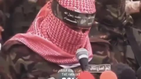 al-Qassam Spokesperson Abu Ubaydah. who first came to light in 2004