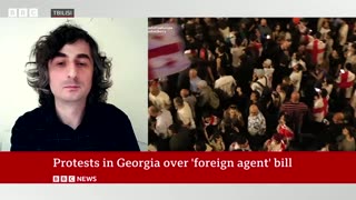 Protests in Georgia over 'foreign agent' bill BBC News