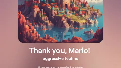 Thank you, Mario! (Song!)
