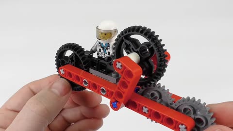 Five Lego Technic Futuristic Stunt Bike Models