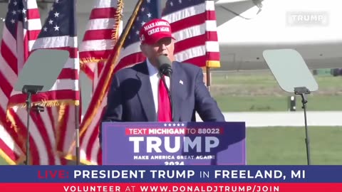 Trump: "...the people of Michigan are going to tell Crooked Joe Biden 'Biden, you're fired!"