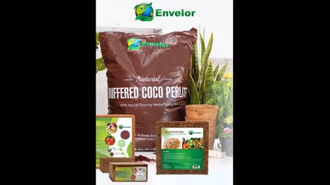 Envelor Potting Soil Indoor Plants Coco Coir Perlite Mix 1.75 Cu Ft Potting Mix Succulent Soil...