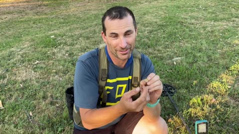 Sterling Silver Live On The Field Metal Detecting