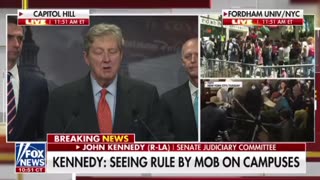 Senator Kennedy: "President Biden is scared to death to alienate the Hamas wing of the Democratic Party"