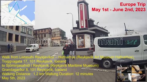 May 5th, 2023 19b Walk from Reykjavík Art Museum Hafnarhús to Reykjavik Maritime Musuem, Iceland