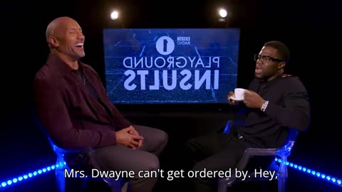 Dwayne Johnson and Kevin Hart Insult Each Other | CONTAINS STRONG LANGUAGE!