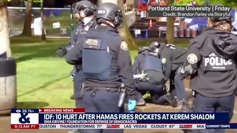 Israel war_ Hamas fires rockets at Kerem Shalom, 10 hurt _ LiveNOW from FOX