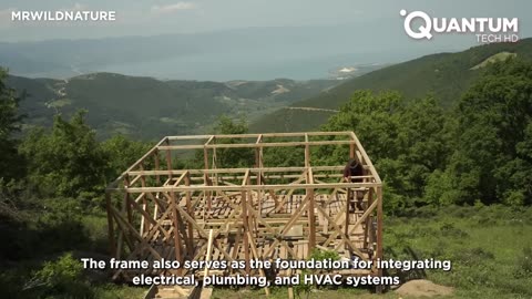 Man Builds Amazing House on Steep Mountain in 8 Months | Start to Finish by @MrWildNature