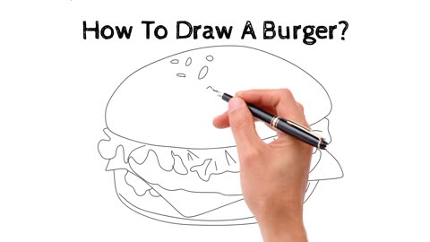 How to draw a burger -- Muhamad's Draw