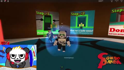 ROBLOX Crushed by a Speeding Wall RUN FOR COVER Let's Play with Combo Panda (1)