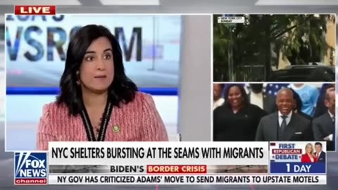 (8/26/23) Malliotakis Calls Out Dems using taxpayer funds, buildings & parks for illegal immigrants