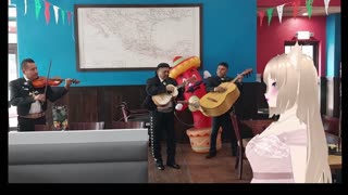 Reacting to the mariachi band