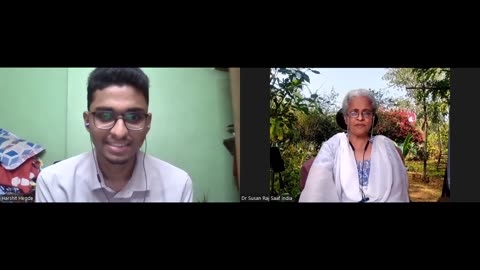 Mr Harshit Hegde 21Y with Dr Susan Raj for health