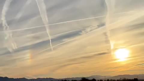 What are they spraying over us?