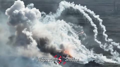 Ukrainian drone destroys an abandoned Russian T-90M by Tonenke
