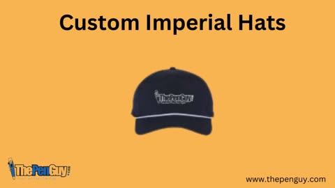 Unleash Your Unique Style with Custom Imperial Hats from The Pen Guy