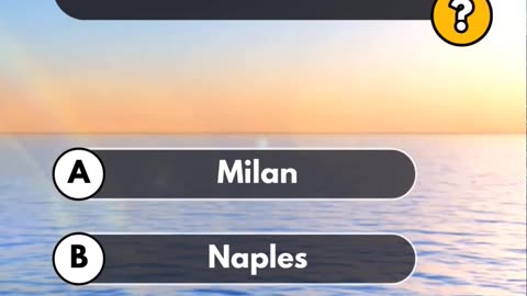What is the capital of Italy?