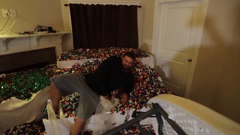 I Put 10 Million Legos in Friend's House.