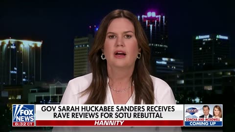 Gov. Sarah Huckabee Sanders responds to Gavin Newsom's attack on her, Arkansas crime