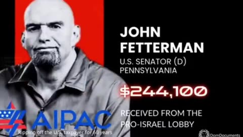 I politici USA quanti soldi hanno preso dalla lobby sionista?