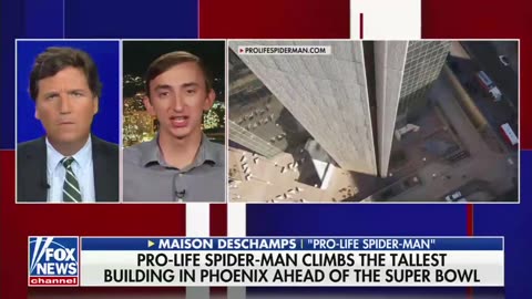Tucker Carlson hosts Pro-Life Spiderman