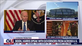 Joe Biden addressing Governors of America meeting in DC
