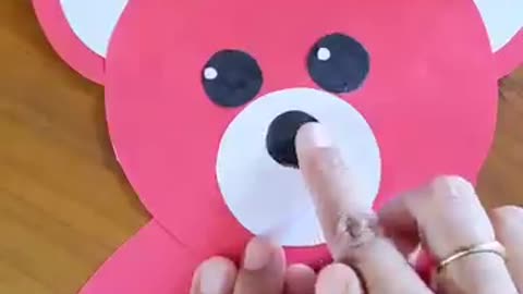 Cute and Easy Paper Teddy Bear 🐻