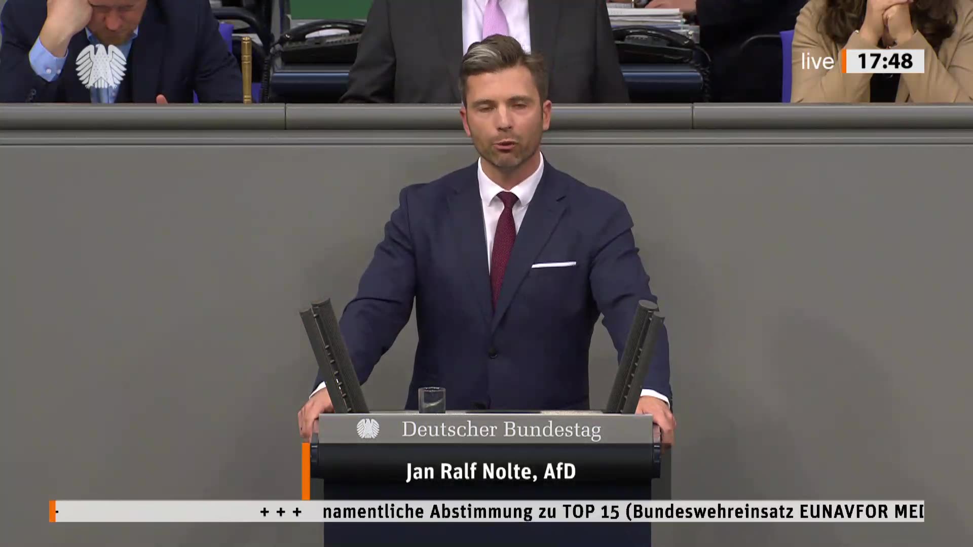 Jan Nolte Rede vom 25.04.2024 – Bundeswehreinsatz EUNAVFOR MED IRINI