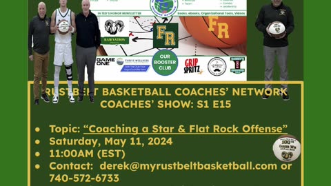 RBCN Coaches Show E15: Coach Rick Smith, Flat Rock HS (MI)