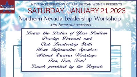 NvFRW Leadership Workshop January 21, 2023