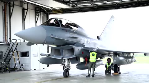 NATO’s Stoltenberg flies in Eurofighter on patrol