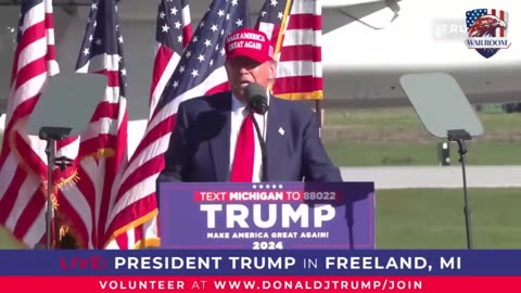Speechs of Donald Trump Gives Remarks in Freeland, MI - 5/1/24